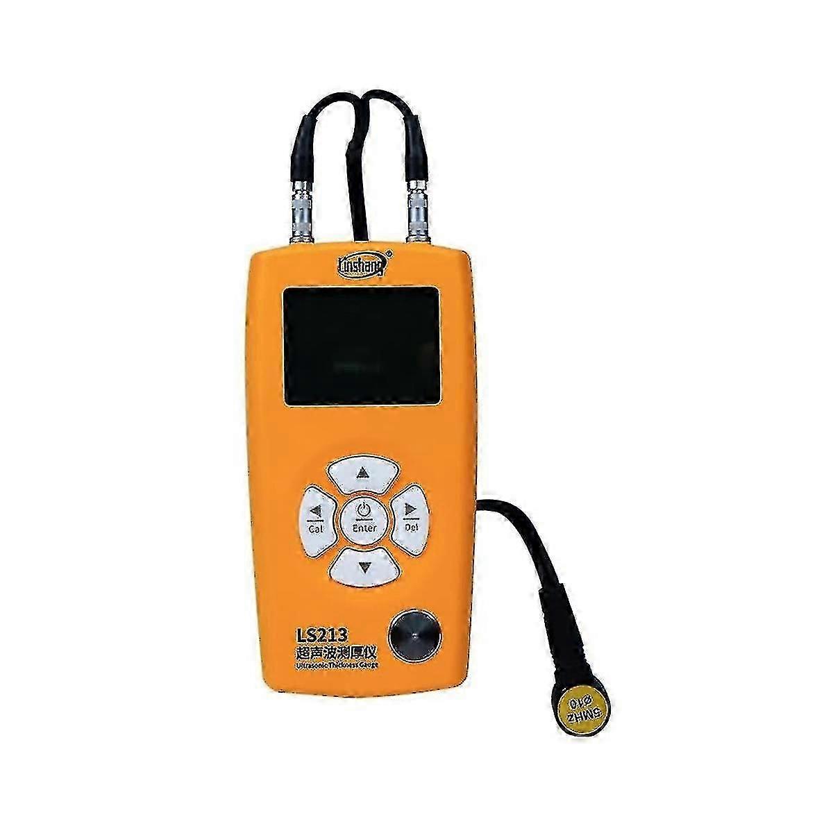 Ls213 Ultrasonic Thickness Gauge Meter Tester Range 0.8-350mm Measurement Tool For Pipe Wall Metal S