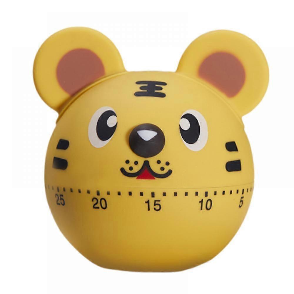 Kitchen Timer Cartoon Animal Tiger Clock Alarm Clock Cooking Mechanical Timer Clockwork Timer Time Management Tool For Class Or Meeting Countdown