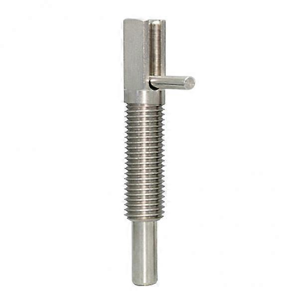 2x Steel Index Piston Without Lock Nut Coarse Thread L Handle M6 / 8/10/12/16