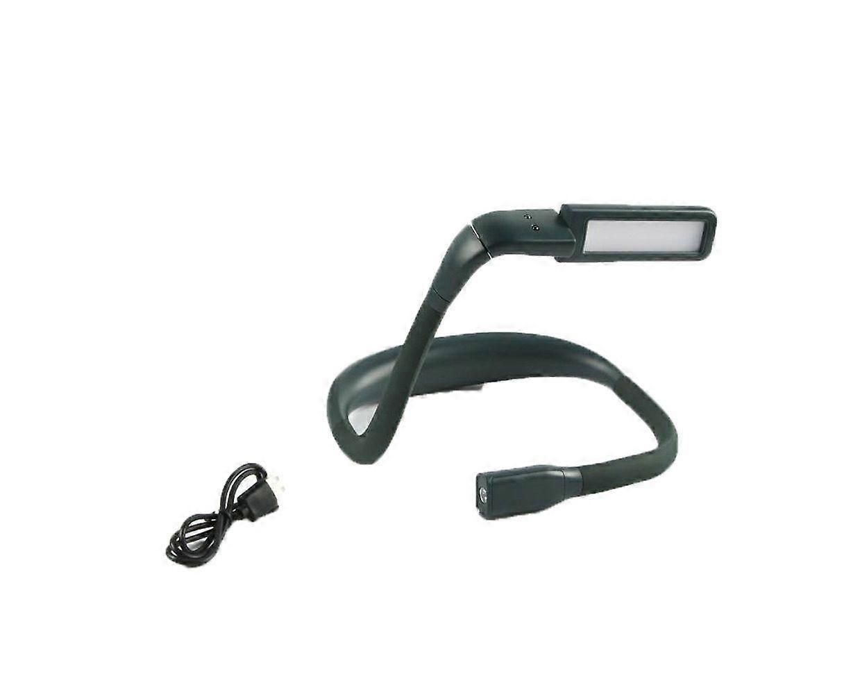 Rechargeable Neck Reading Light with Motion Sensor, 3 Color Temperatures, 80 Hours Battery Life, Flexible Design