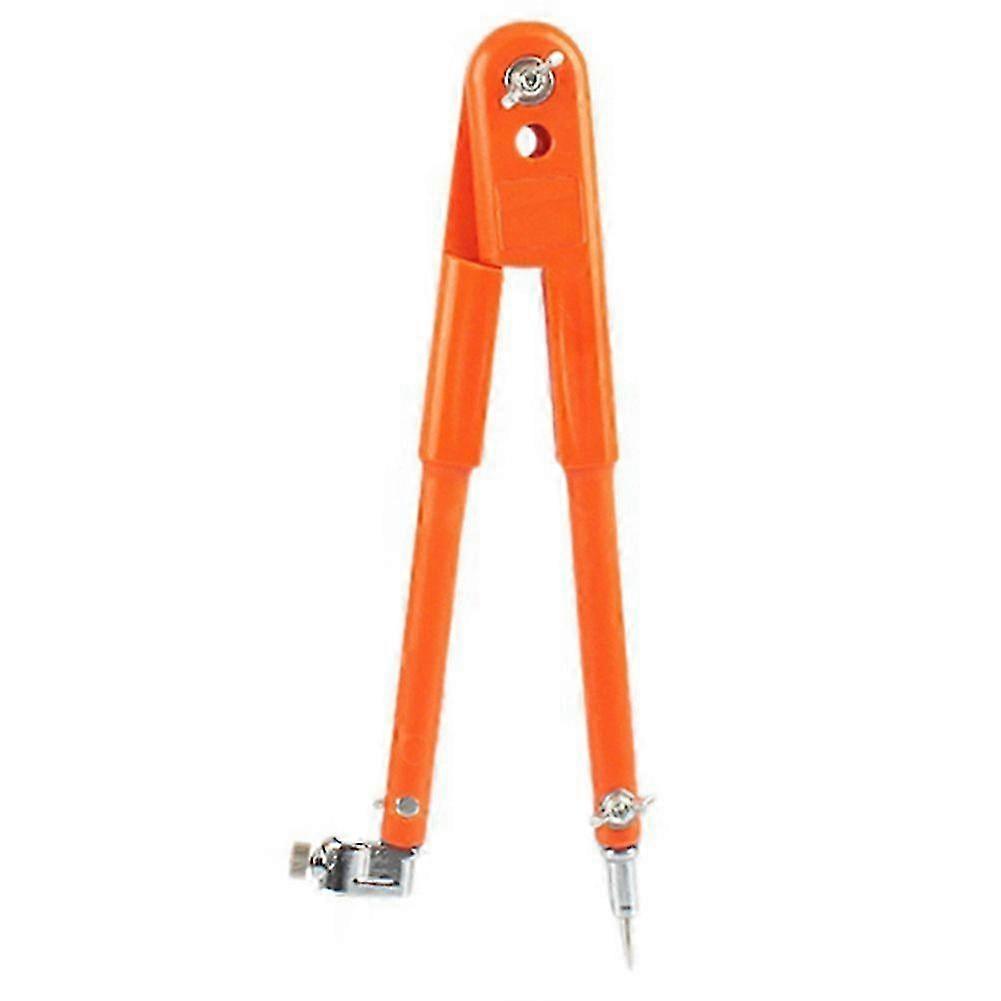Carpenter Precision Pencil Compasses Large Diameter Adjustable Dividers Marking and Scribing Compass for Woodworking S