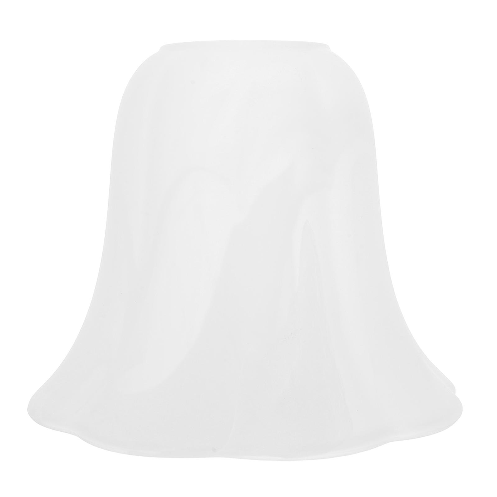Bell Shaped Frosted Glass Lamp Shade Replacement for Ceiling Fans and Chandeliers – Elegant Design for Table and Pendant Lights, Suitable for Modern