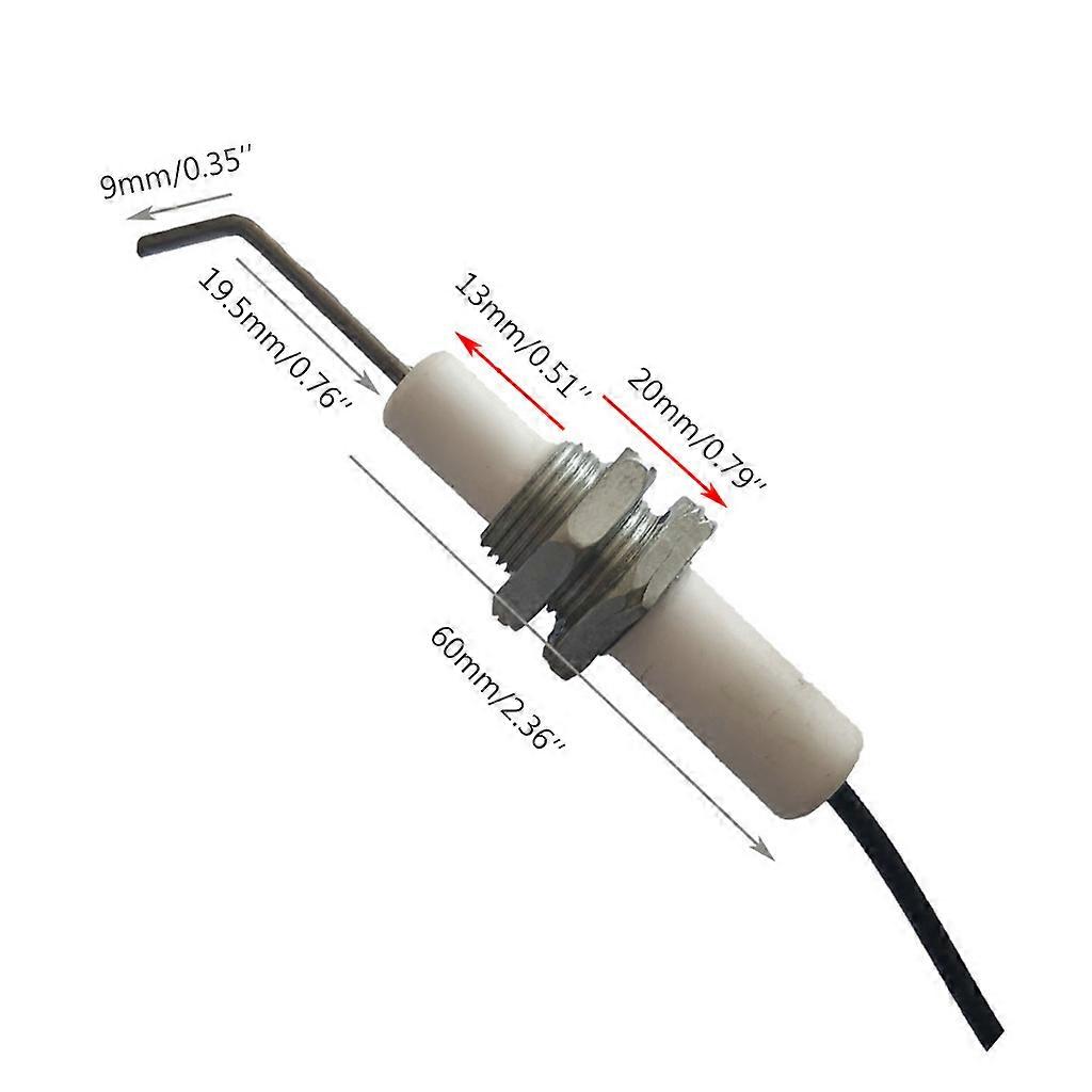Piezo Spark Ignition Set with Cable 30cm Push Button Grill Stove Kitchen Lighters