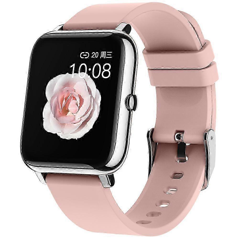 Smartwatch Fitness Tracker με 24 ώρες το 24ωρο, 7 ημέρες την εβδομάδα καρδιακό ρυθμό, οξυγόνο στο αίμα αρτηριακή πίεση και παρακολούθηση ύπνου, Full Touch Ip67 Life αδιάβροχο smartwatch, γυναικών