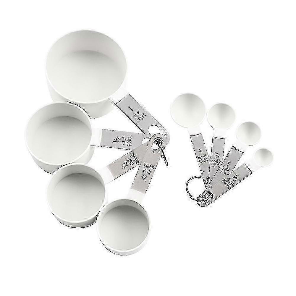 8pcs Stainless Steel Measuring Spoons Set for Baking Cooking