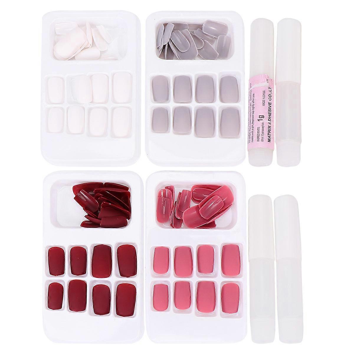 Elegant False Nails Set Enabling DIY Beauty Projects