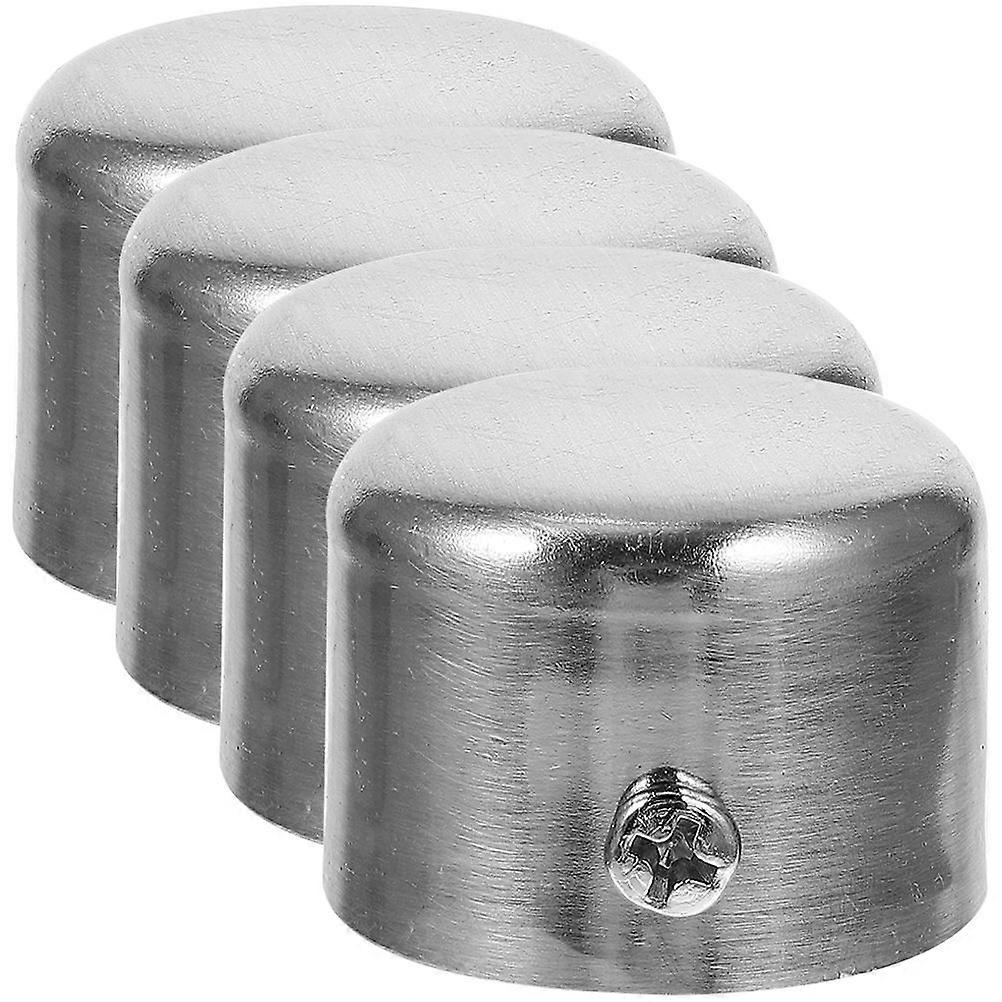 4pcs Decorative Curtain Rod Finials for Home Decoration – Easy Install & Universal Compatibility