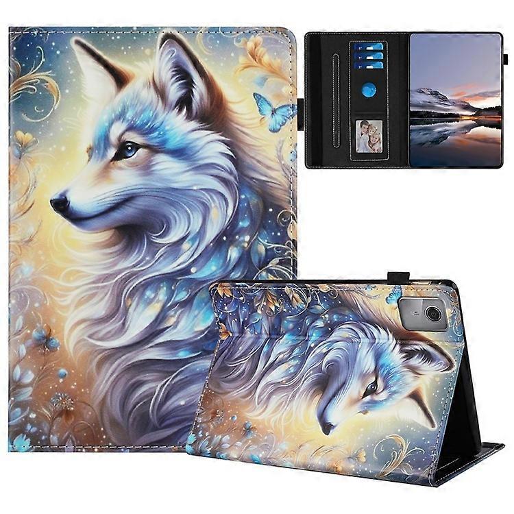 Tablet Case Compatible For Lenovo Tab M11 / Xiaoxin Pad 11 2024 Pattern Leather Cover with Auto Sleep / Wake, Card Holder