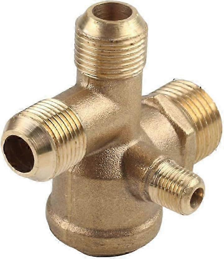 Brass Male Threaded Control Valve Connection Tool for Air Compressor, Easy to Install, High Performance, Compatible with Various Sizes (10,