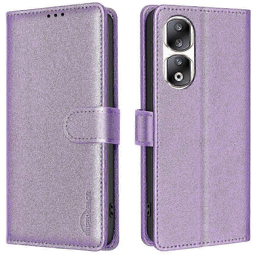 RFID Blocking Phone Cover PU Leather Shell for Honor 90 Pro Case
