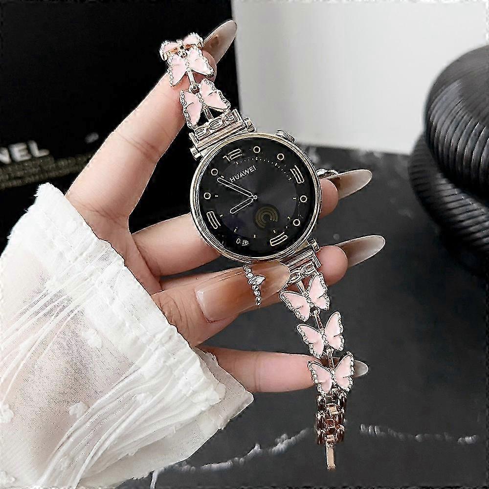 Zinc Alloy Strap Replacement for Smartwatches Compatible with Certain Brands such as 41mm Models like GT 4, Venu 3S, and Forerunner 265S