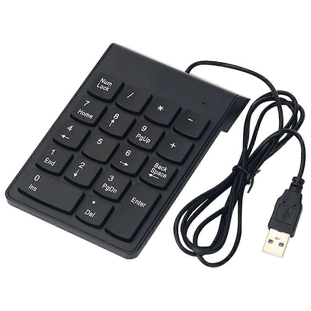 USB Digital Keyboard 18 Key Universal Keyboard Practical Numeric Keypad Simple Number Keyboard for Notebook Computer Laptop