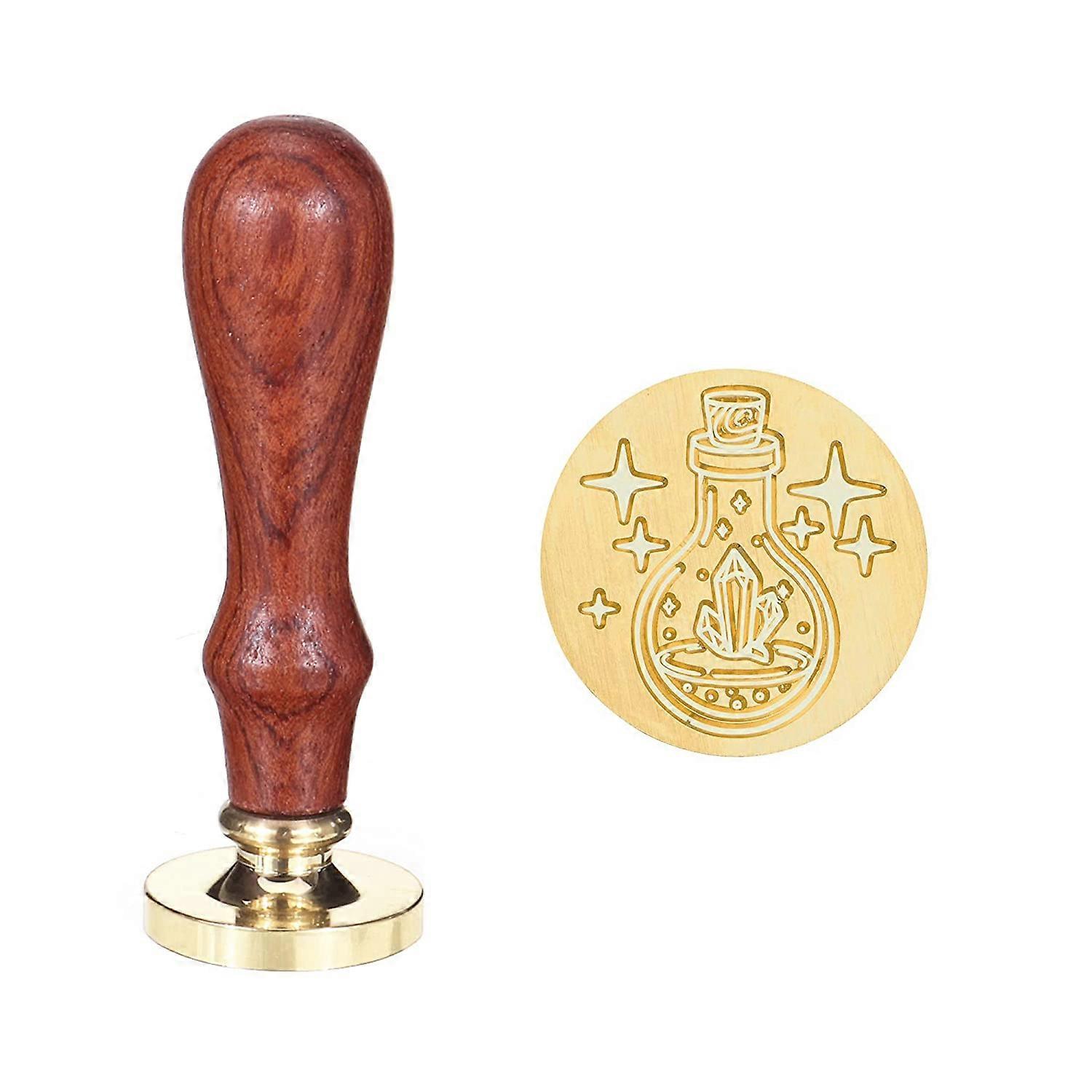 Magic Potion with Crystal Wax Seal Stamp, for Party Invitations