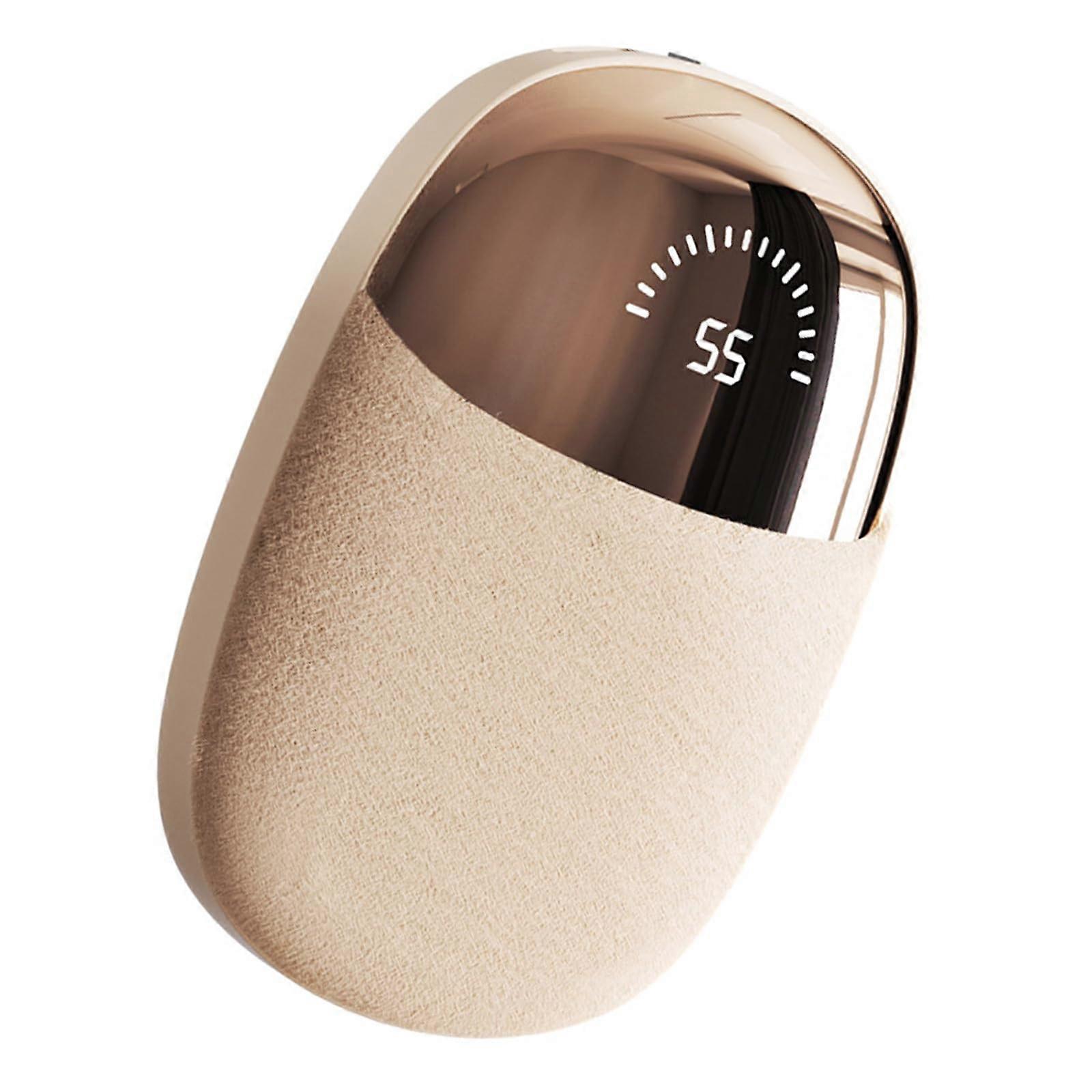 Plush with adjustable temperature Soft Comfort Rechargeable Heating Warmer for the outdoor area Beige
