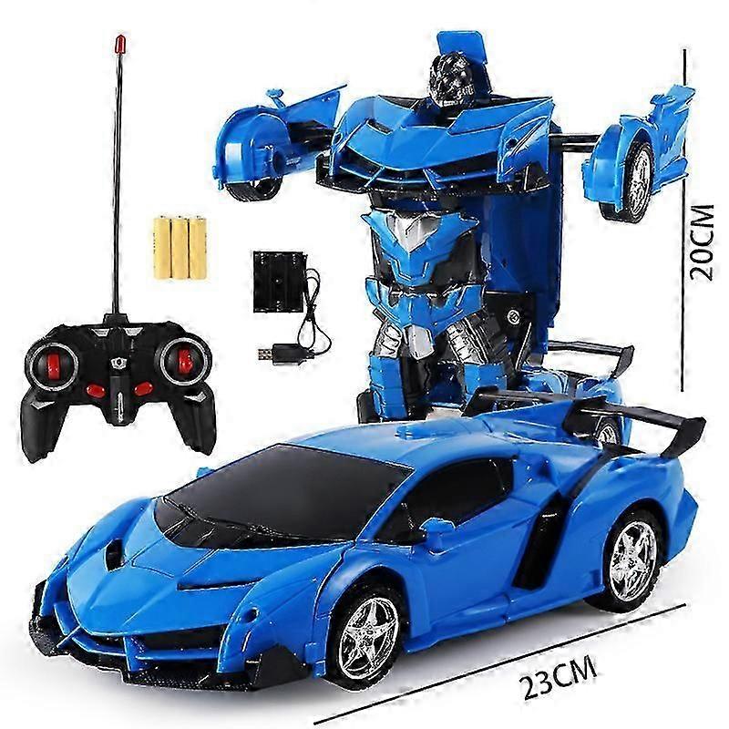 Remote Control Transforming Toy 2 In 1 Rc Transform Car Rc Car For Kids Deformation Robot