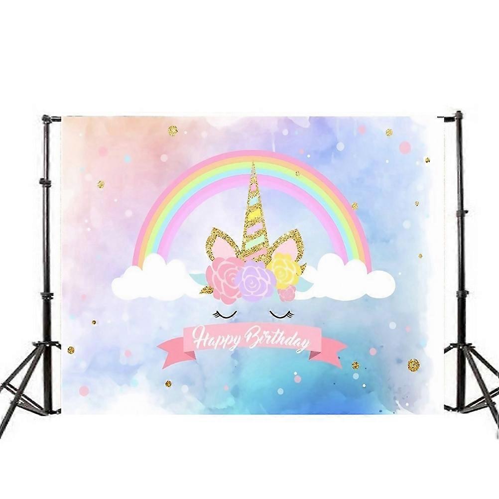 Professional Photography Backdrop 3D Photography Backdrop Unicorn Photo Studio Background Cloth Parties 90x150cm 1Pack