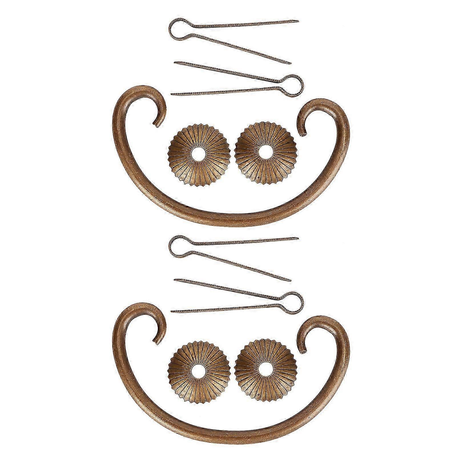 2 Set Drawer Drawer Pulls Chinese Style Antique Copper Handle Cabinet Hardware Accessory