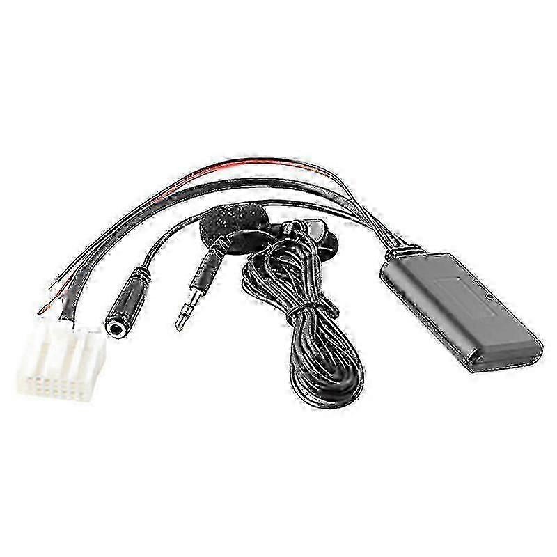 Car Bluetooth 5.0 Aux Cable Microphone Handsfree Mobile Phone Free Calling Adapter For Mazda 2 3 5