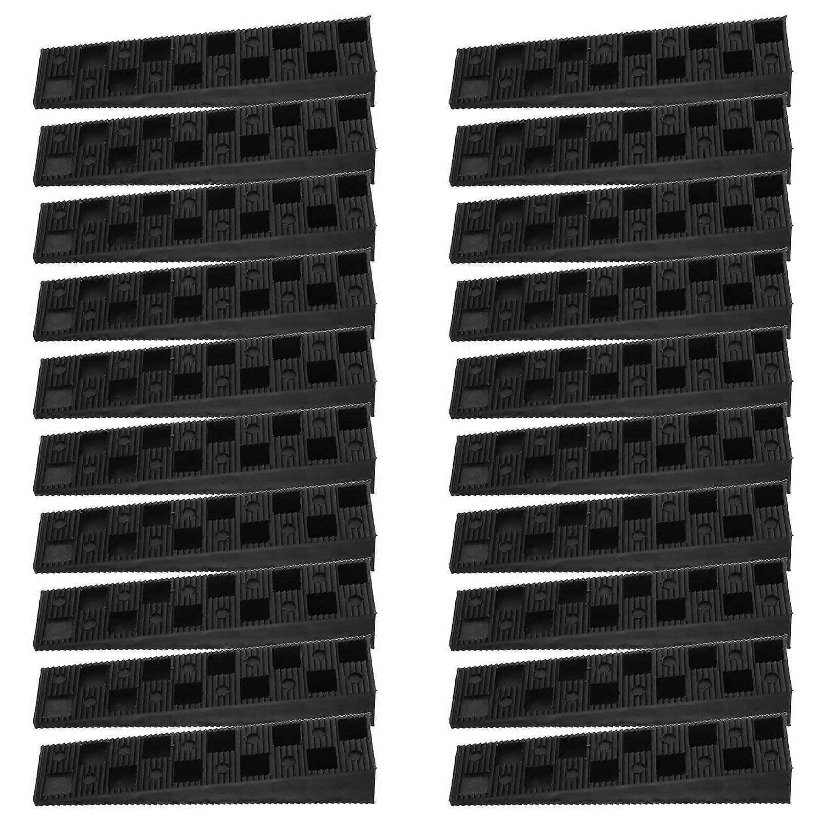 Alignment Wedge Cushion Pads For Diy Enthusiasts Durable Plastic Leveling Shims Window And Door Installation 20Pcs