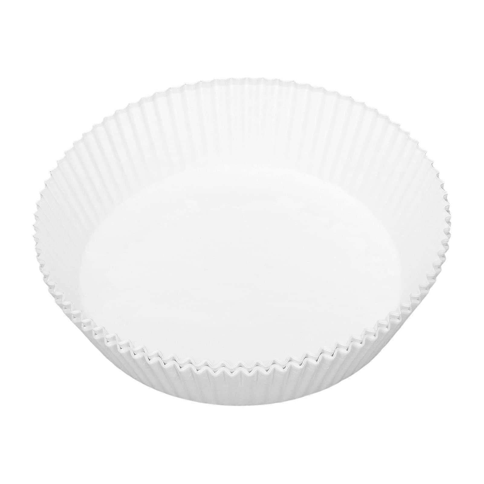 Disposable Parchment Paper Liners, Non-Stick, for Baking, Cooking, Frying, 50 Count, White