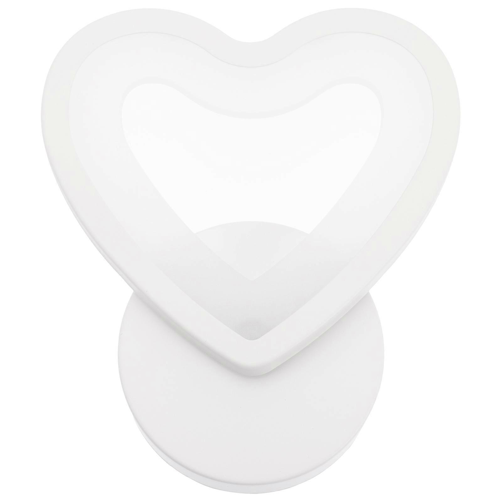 Background Shaped Wall Light Modern Minimalist Decorative Lighting White 1Pcs