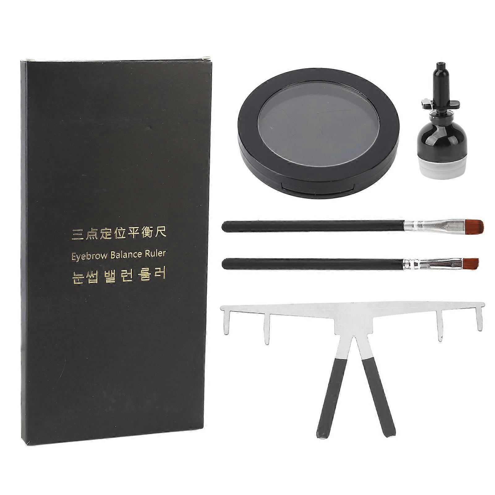 2025 Latest Model Microblading Eyebrow Mapping Kit Stainless Steel Eyebow Rule...