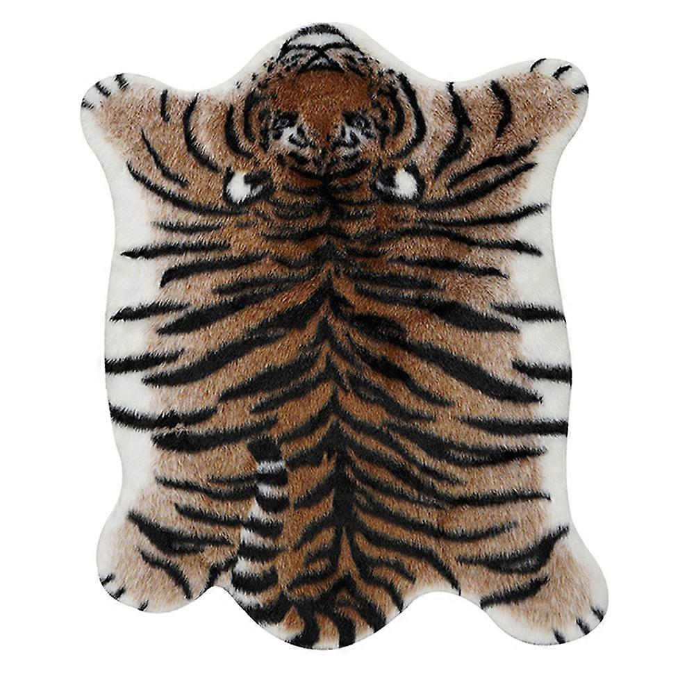 Carpet for Bedroom Tiger Rug Decorative Rectangular Light Brown 1Pack