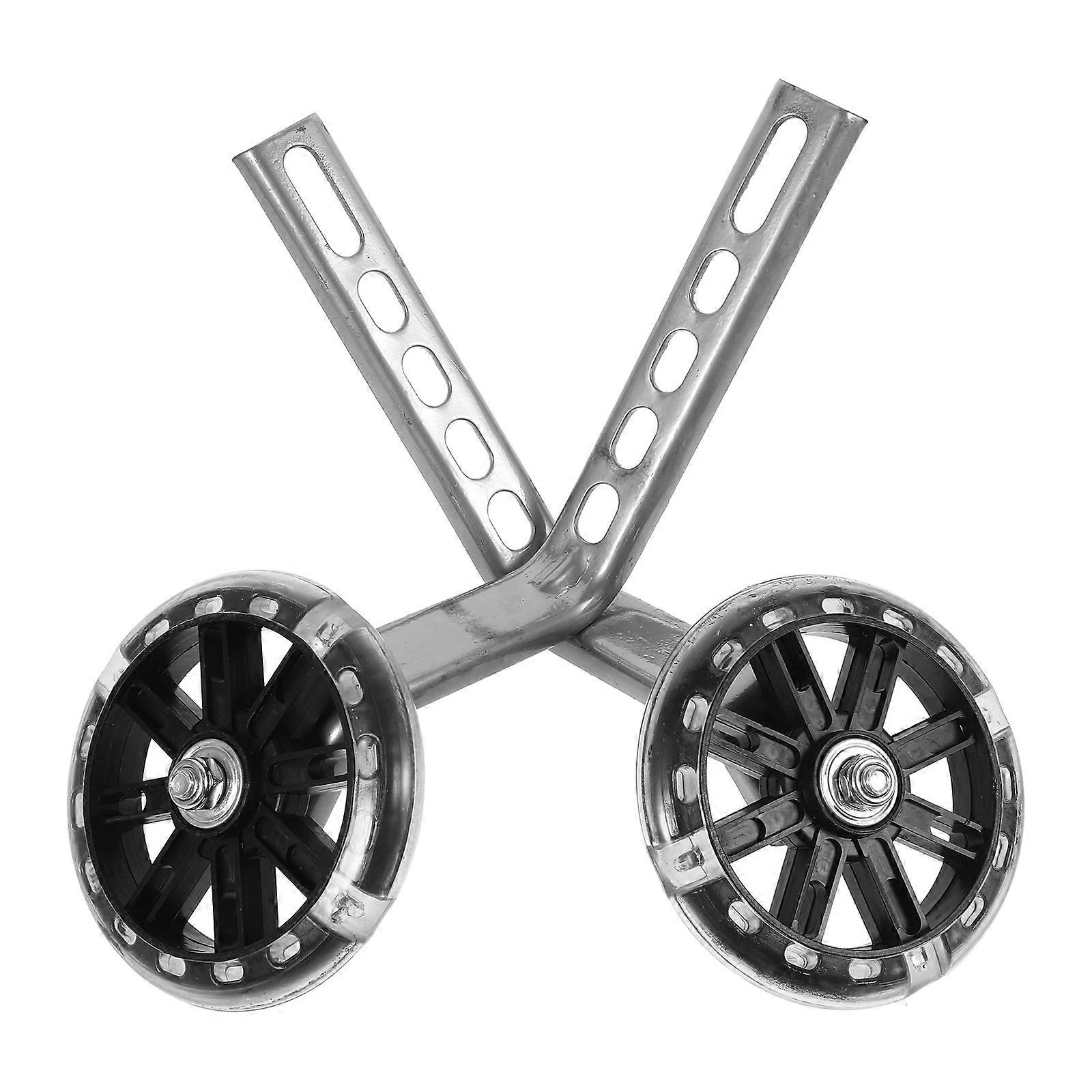 Training Wheels for Kids Bike Noise- Assistance Plastic Auxiliary Wheels 1Set