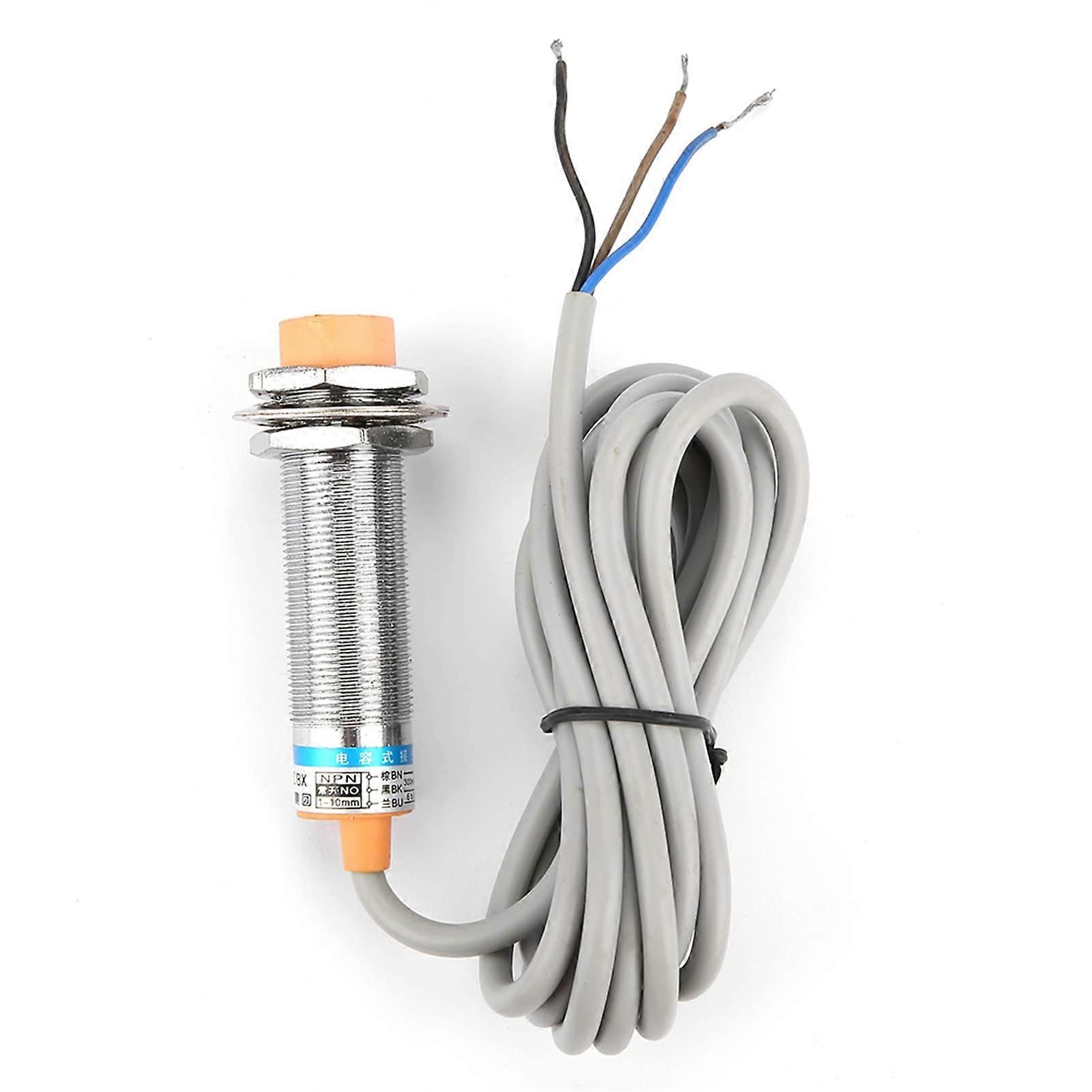 Capacitive proximity 3 wires NPN NC metal housing model LJC18A3 B Z AX 10 mm detection distance detection of parts non switching Ref: 6363