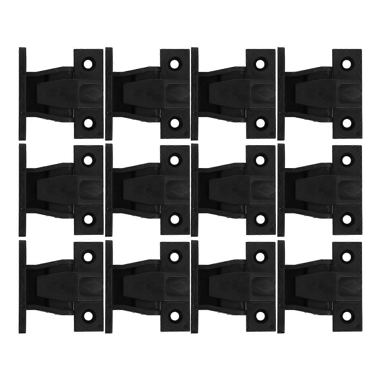 Plastic Quick Fitting Furniture Panel Bracket Fast Fixed 12Set