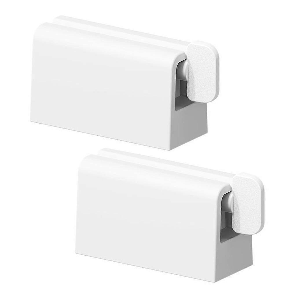 Toothpaste Squeezer Stand Space-saving Solution Silicone Material Daily Use 2Pack