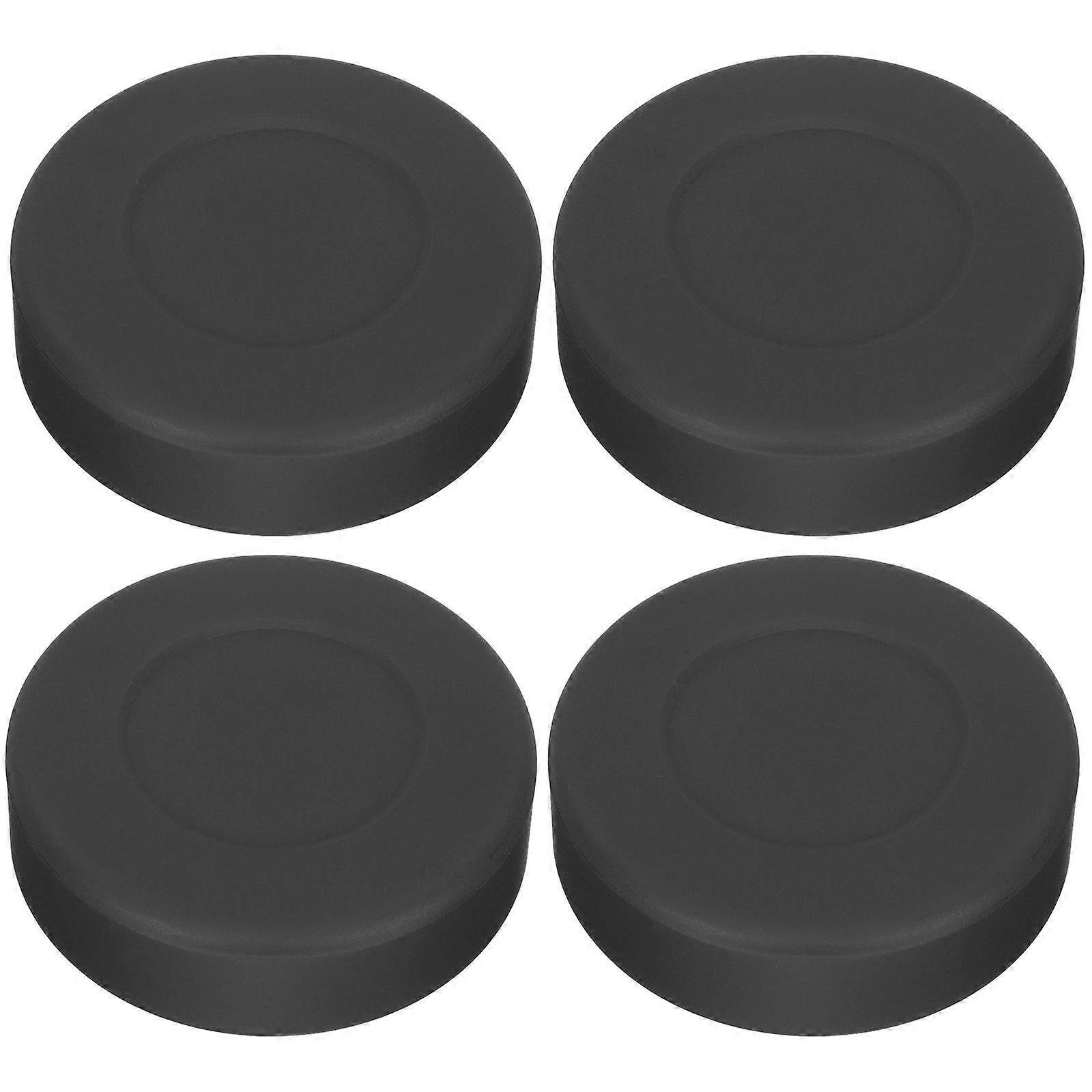 Hockey Biscuit Ice Hockey Pucks Competitions 7x7x2cm Roller Skating Training 4Set