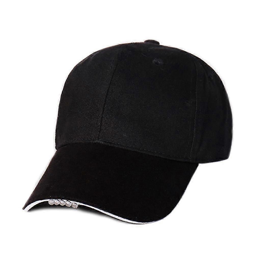 Hands Free Cap with Headlamp Bright LED Lights Unisex Baseball Cap Flashlight Hat for Angling