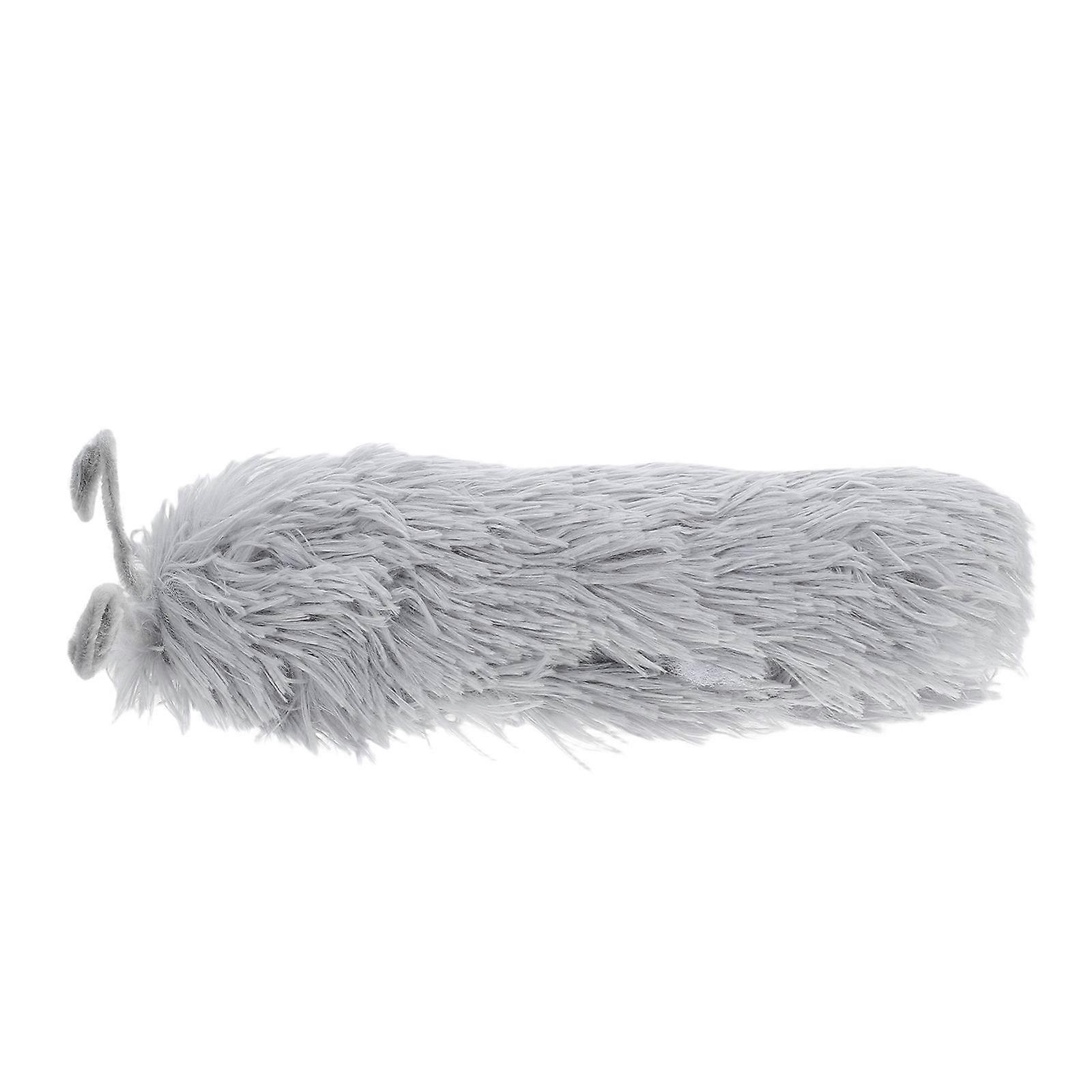 Cat Toy Caterpillar Shape For Indoor Playtime Grey 27.5x8.5x6.5cm Exercise 1Set