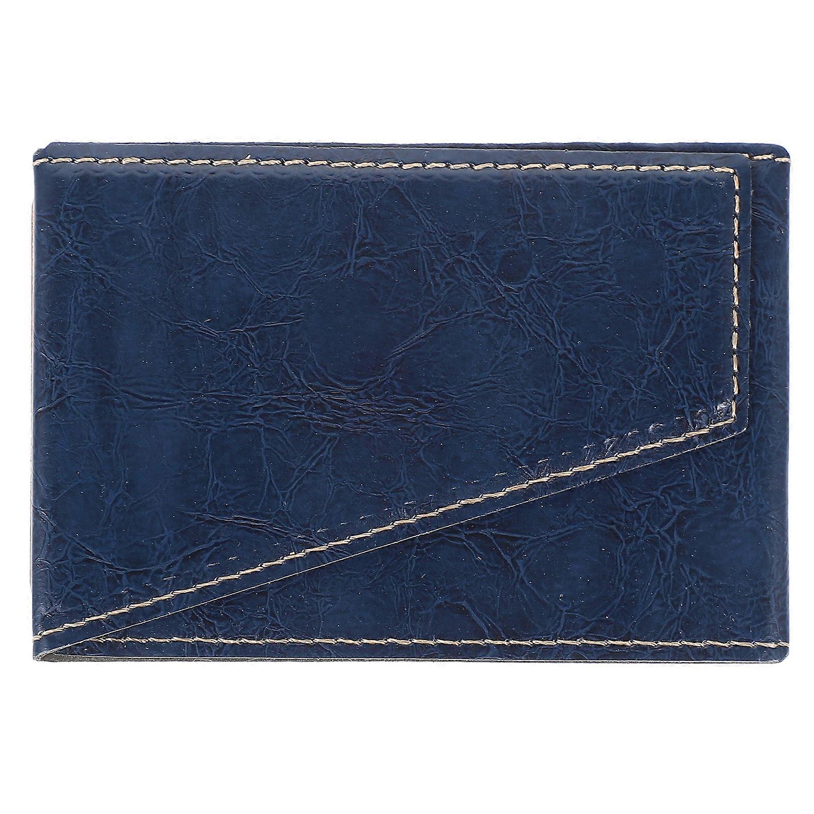 Phone Wallet Stand Blue Rectangular Folding Stand for Watching Movies Everyday Use 1Pcs