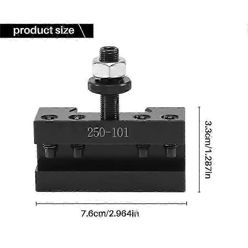 2PCS Quick Change Turning and Facing Holder 250-101 for Lathe Tool Post Holder