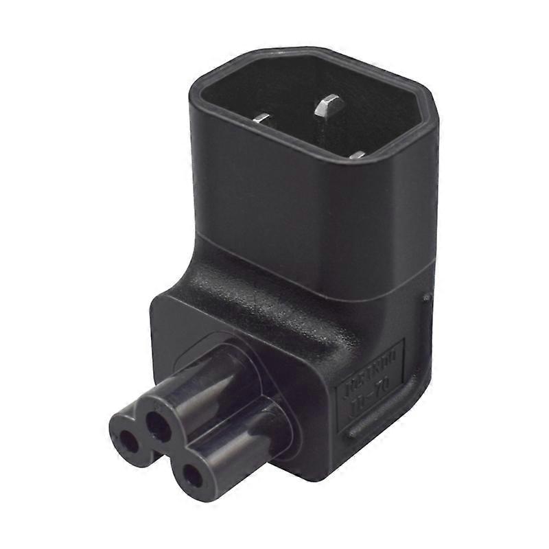 IEC320 C5 Power Converter IEC C14 Male to C5 Female Up/Down Angle Connector 10A 250V Socket Connector Converter