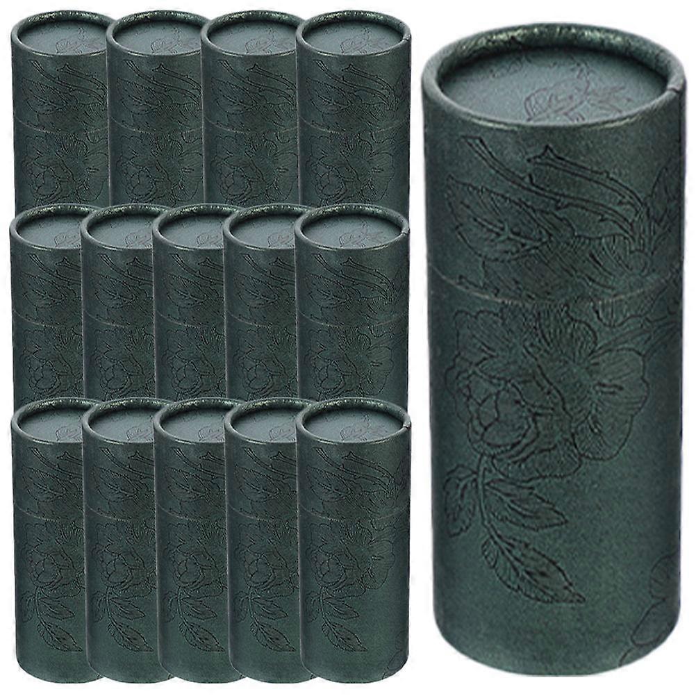 Essential Oil Display Box Essential Oil Accessories Cylindrical Simple Design Travel 10.3x3.9x3.9cm 15Pack