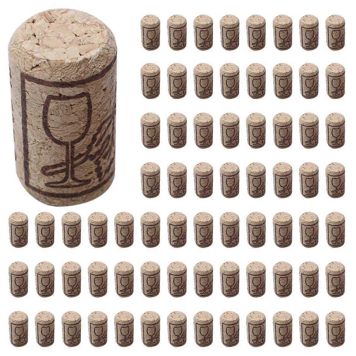 100Pcs Wine Cork Reusable Functional Portable Sealing Wine