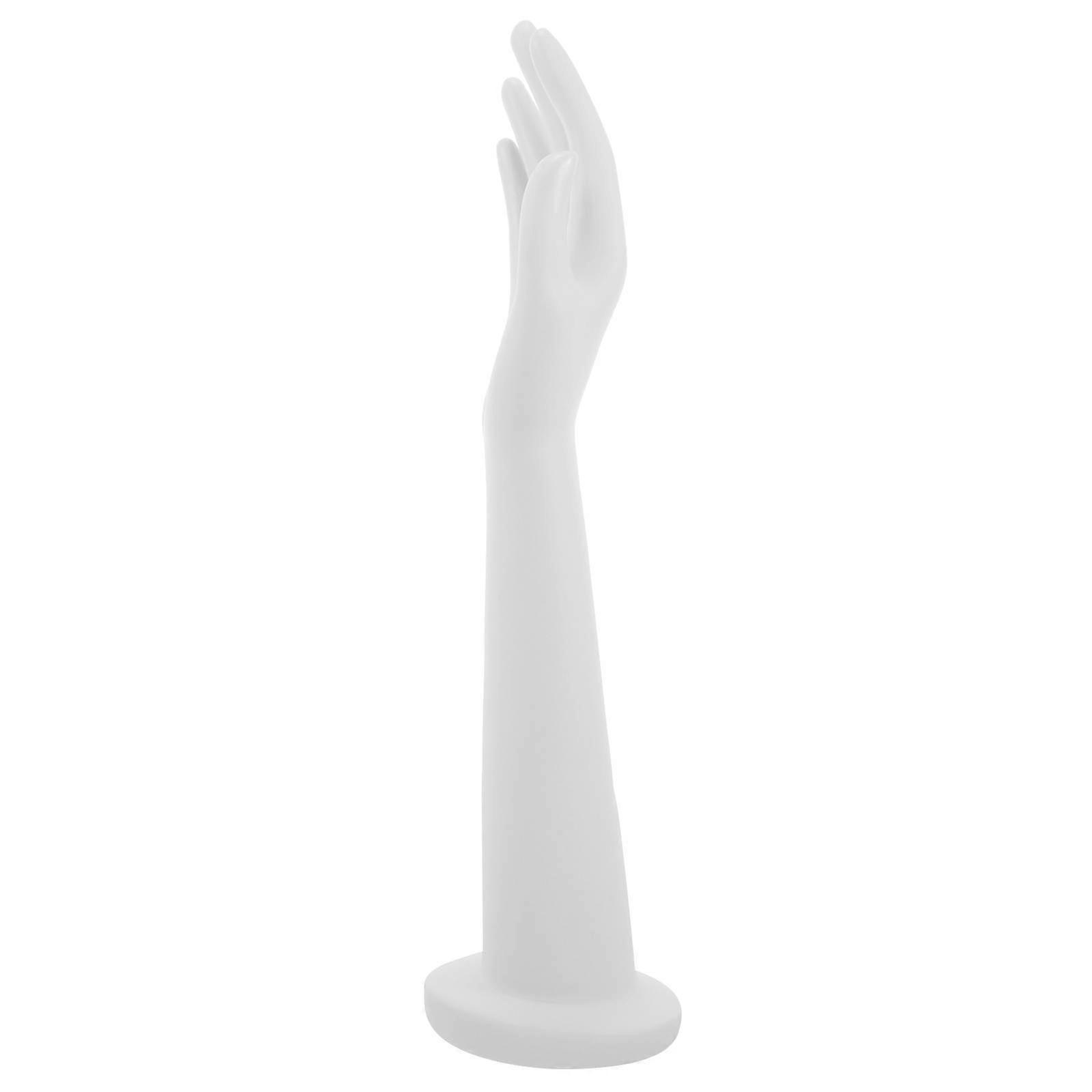 Mannequin Hand Women Long Mannequin Hand Fashion Design Abstract Hand Shape Glove Display 1Pcs