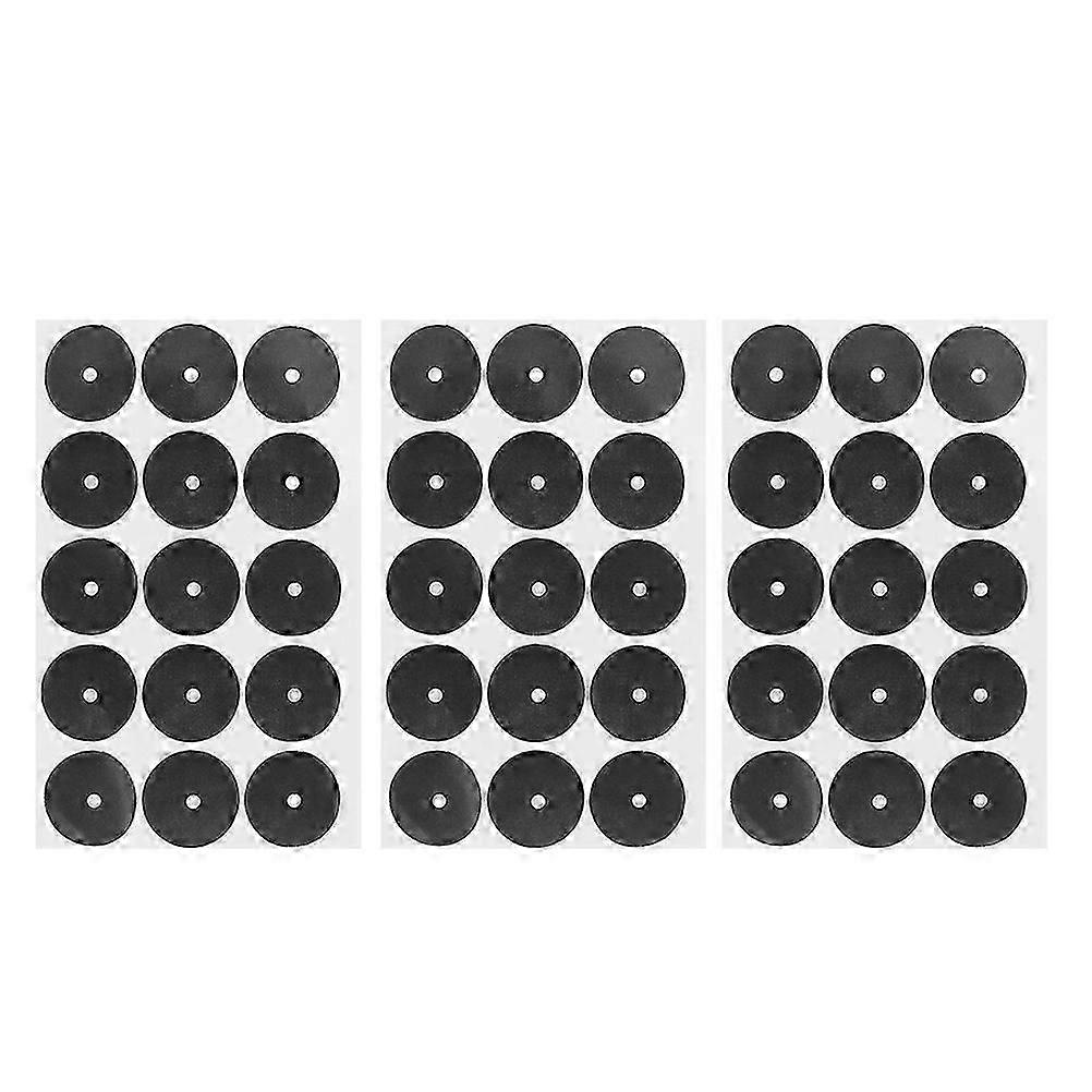 3 Sheets of Pool Table Marker Dots Billiard Dot Stickers Black Snooker Spots