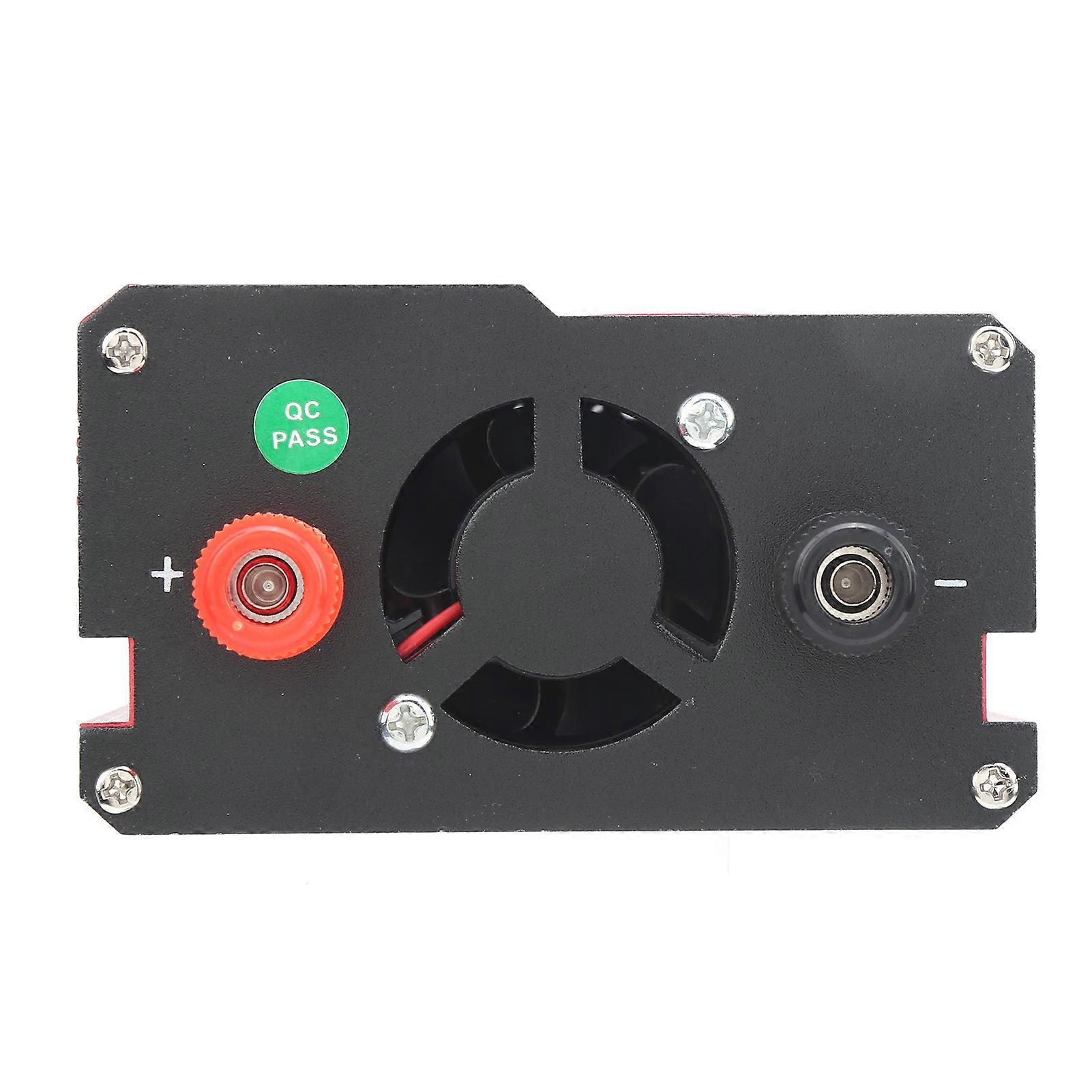 800W Power Inverter DC24V to AC110V USB Charging Port Digital Volatge Display Modified Sine Wave