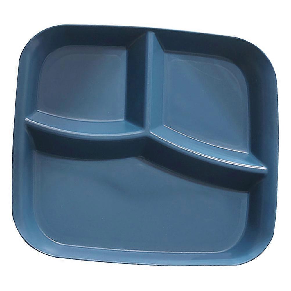 Contrôle des portions Assiette divisée Plateau de service multi-usage Cuisines Forme plate Conception simple Va au micro-ondes 1 paquet