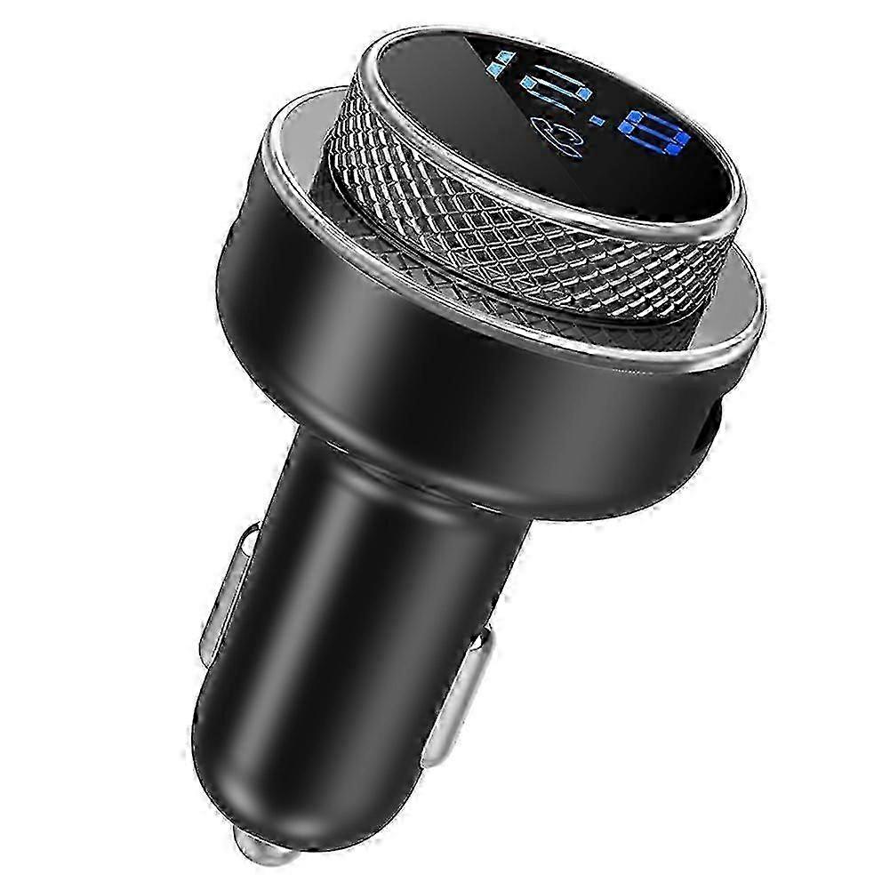 Apply Car FM Transmitter Fast Charger QC30 USB Charger for MP3 Player Handsfree Wireless Charger
