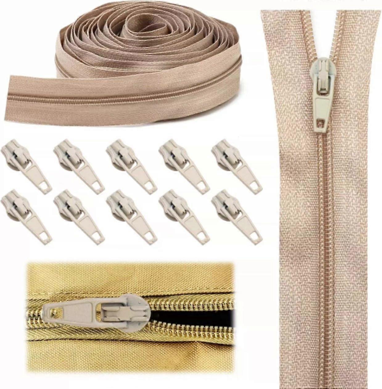 35 Nylon Coil Zippers Sewing Accessories Zippers Sets Craft Supplies Zippers Sliders