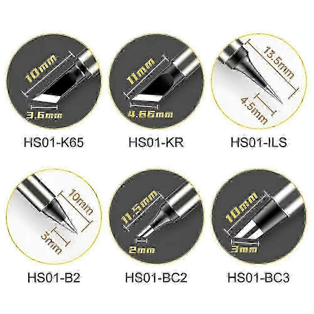 HS01-BC2 Replace Soldering Tip Kits for HS01 Soldering Iron BC2