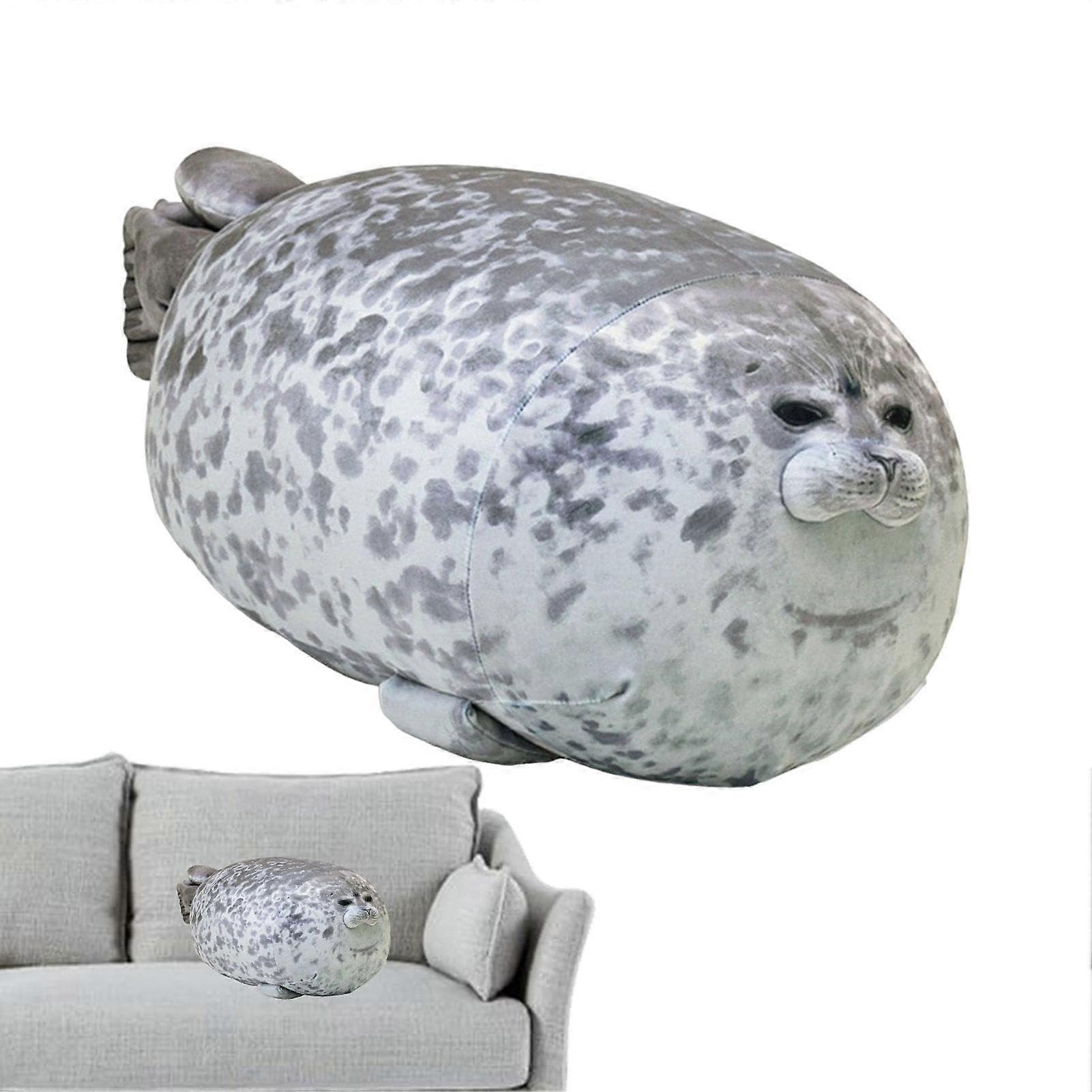Plush seal pillow, cute seal animals, ocean toys, soft and realistic plush