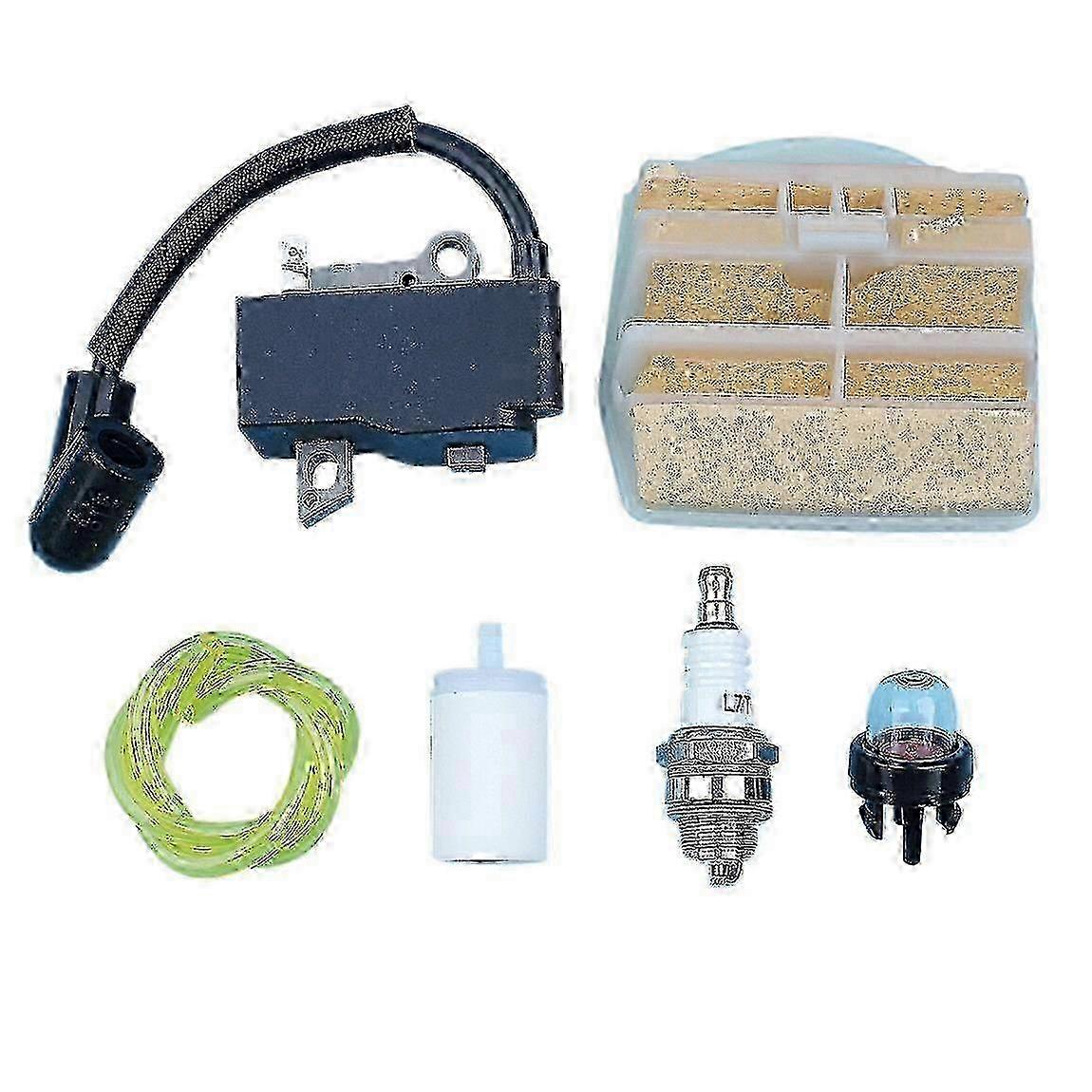 Ignition Coil Air Filter Kit for Compatible Chain Saw Models 445 450 2245 2250 Parts