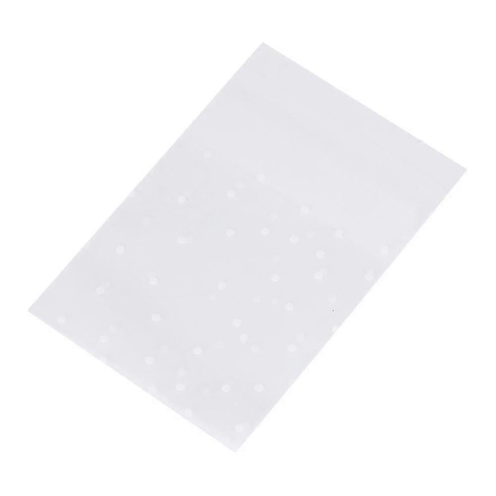 100pcs/pack Plastic Biscuit Cookie Bags with White Dot Pattern Packaging