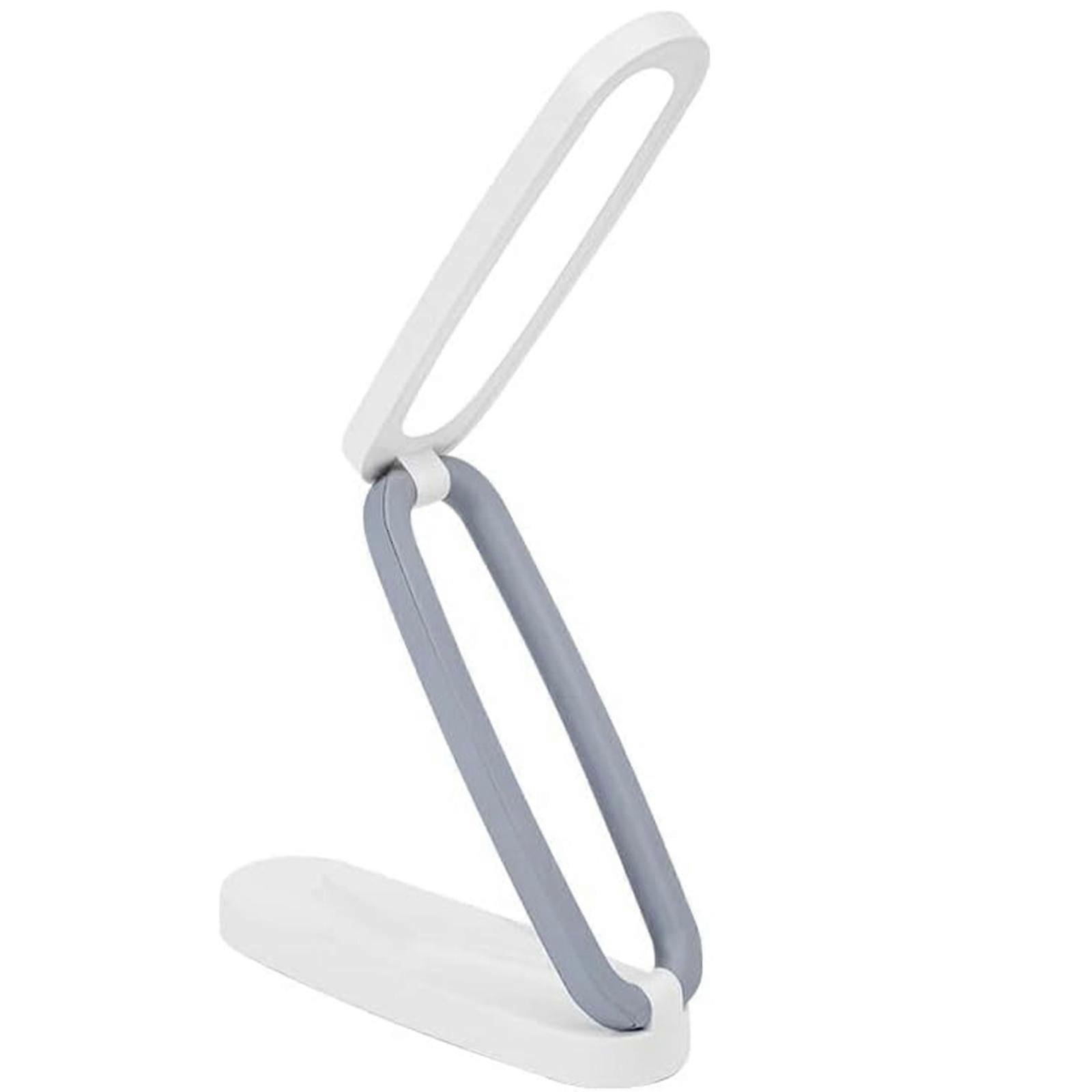 LED Desk Lamp, Dimmable 3 Color Temperature Table Lamps, Wireless Reading Eye Protection Desk Lamp, Rechargeable Foldable & Portable Light